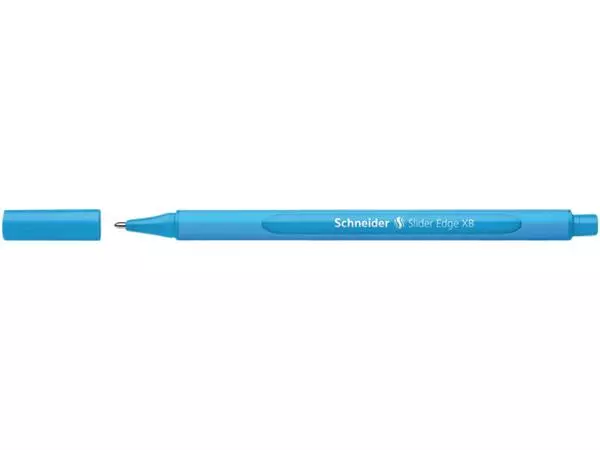 Een Balpen Schneider Slider Edge extra breed lichtblauw koop je bij EconOffice