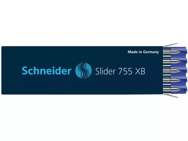 Een Balpenvulling Schneider 755 Slider Jumbo extra breed blauw koop je bij KantoorProfi België BV