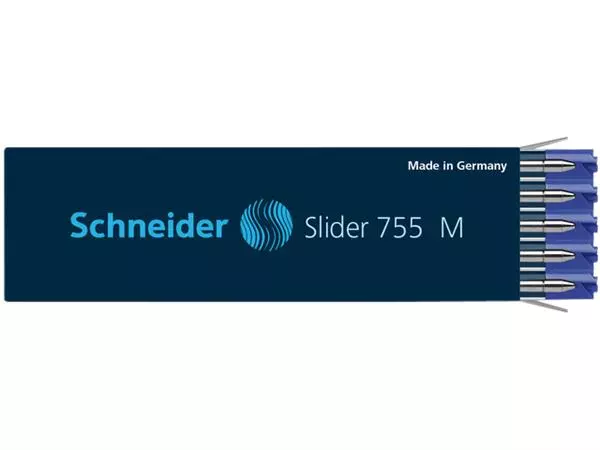 Een Balpenvulling Schneider 755 Slider Jumbo medium blauw koop je bij Kantoorvakhandel van der Heijde