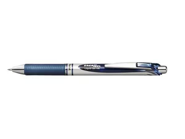 Een Gelschrijver Pentel BL77 Energel medium donkerblauw koop je bij Unimark Office B.V.