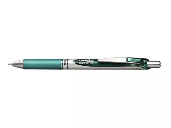 Een Gelschrijver Pentel BL77 Energel medium turquoise koop je bij Buro De Peuter