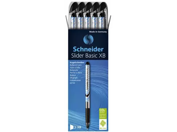 Een ROLLERPEN SCHNEIDER SLIDER XB ZWART koop je bij Kantoorvakhandel van der Heijde