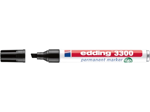 Een Viltstift edding 3300 schuin 1-5mm zwart koop je bij Unimark Office B.V.