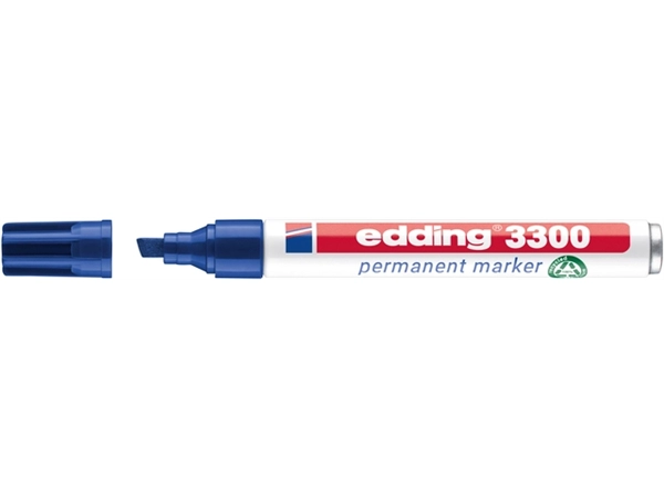 Een Viltstift edding 3300 schuin 1-5mm blauw koop je bij NiceSupplies.nl