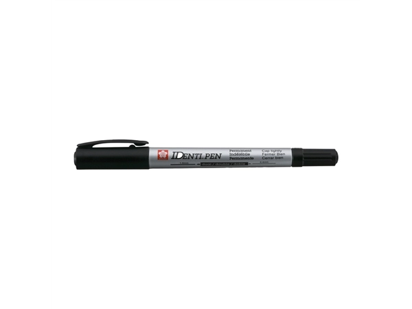 Een Viltstift Sakura IDenti-pen multifunctioneel zwart koop je bij Unimark Office B.V.