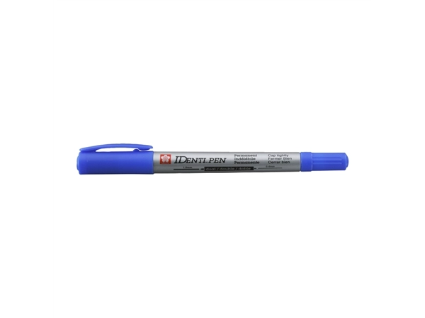 Een Viltstift Sakura IDenti-pen multifunctioneel blauw koop je bij Unimark Office B.V.