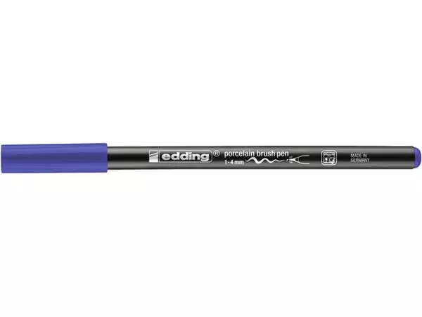 Een Brushpen edding 4200 porselein blauw koop je bij Buro De Peuter