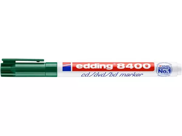 Een CD MARKER EDDING 8400 ROND 0.5-1MM GROEN koop je bij Kantoorvakhandel van der Heijde