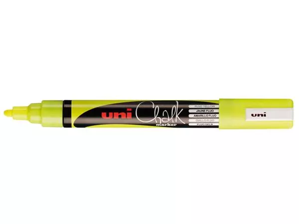 Een KRIJTSTIFT UNI-BALL ROND 1.8-2.5MM FLUOR GEEL koop je bij Kantoorvakhandel van der Heijde