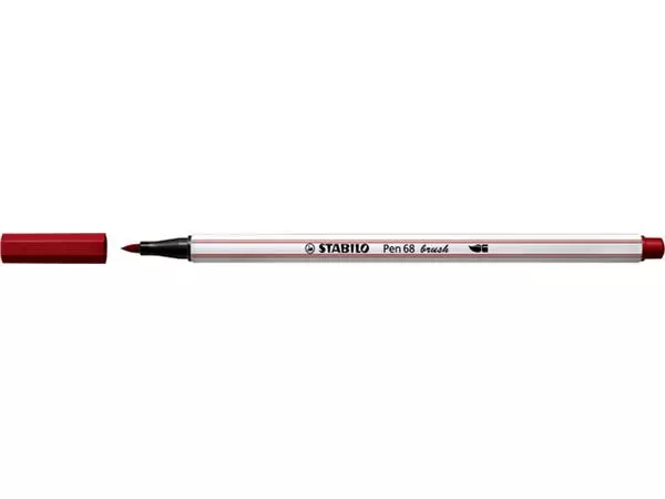 Een Brushstift STABILO Pen 568/50 donkerrood koop je bij KantoorProfi België BV