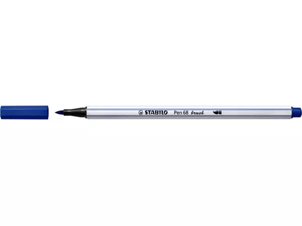 Een Brushstift STABILO Pen 568/32 ultramarijnblauw koop je bij Van Leeuwen Boeken- en kantoorartikelen