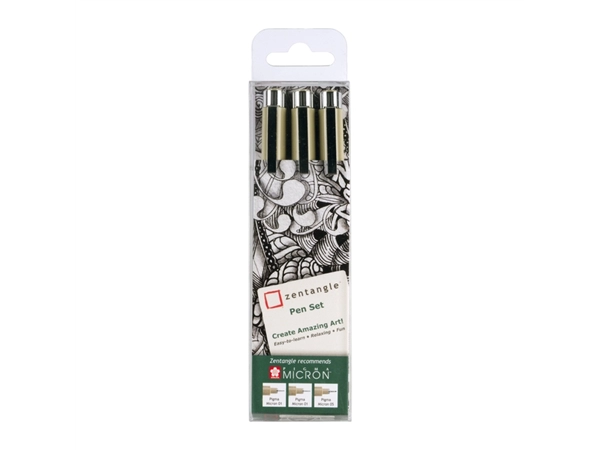 Een Fineliner Sakura Zentangle tool set 3delig koop je bij EconOffice