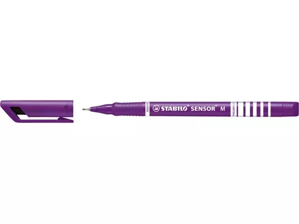 Een Fineliner STABILO Sensor 187/58 medium lila koop je bij NiceSupplies.nl