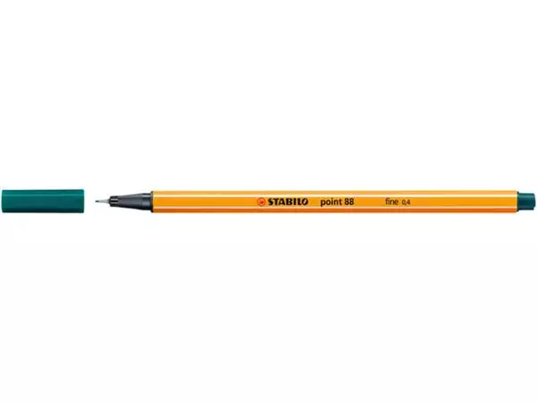 Een Fineliner STABILO point 88/53 fijn turquoisegroen koop je bij Unimark Office B.V.