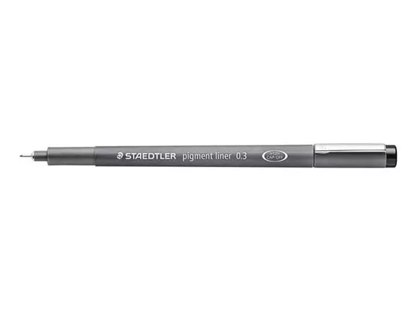 Een Fineliner Staedtler Pigment 308 zwart 0.3mm koop je bij NiceSupplies.nl