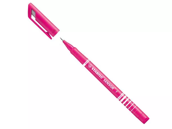 Een Fineliner STABILO Sensor 189/56 fijn roze koop je bij Buro De Peuter