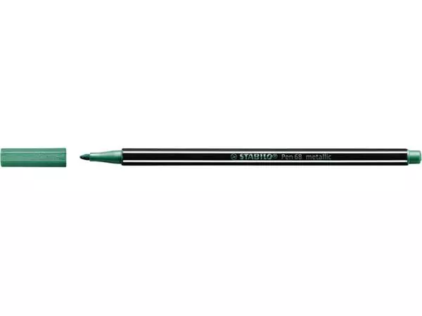 Een VILTSTIFT STABILO PEN 68/836 M METALLIC GROEN koop je bij Kantoorvakhandel van der Heijde