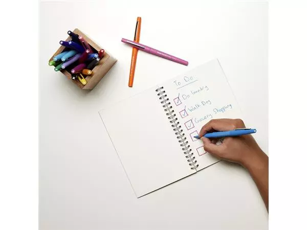 Een Fineliner Paper Mate Flair Original medium zwart koop je bij NiceSupplies.nl