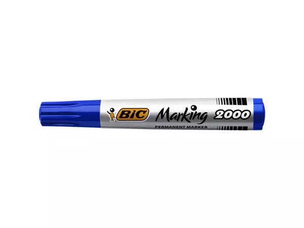 Een Viltstift Bic 2000 ecolutions rond large blauw koop je bij NiceSupplies.nl