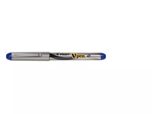 Een Vulpen Pilot Vpen medium zilver/blauw koop je bij NiceSupplies.nl