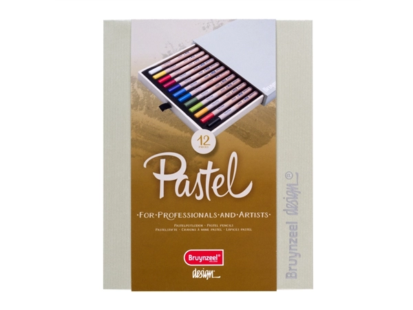 Een Pastelpotlood Bruynzeel Design set á 12 stuks assorti koop je bij MegaOffice