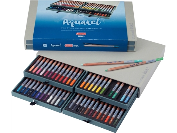 Een Kleurpotloden Bruynzeel 8835 Design aquarel 48stuks assorti koop je bij Totaal Kantoor Goeree