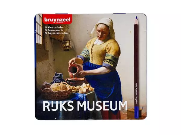 Een Kleurpotloden Bruynzeel Melkmeisje blik à 24 stuks assorti koop je bij Van Leeuwen Boeken- en kantoorartikelen