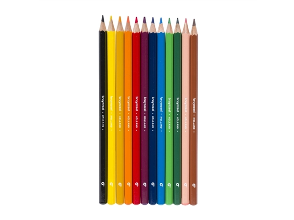 Een Kleurpotlood Bruynzeel Kids set á 12 stuks assorti koop je bij NiceSupplies.nl