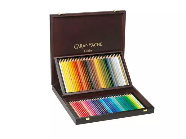 Een Kleurpotloden Caran d'Ache Prismalo 80stuks houten doos ass koop je bij NiceSupplies.nl