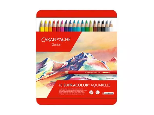Een Kleurpotloden Caran d'Ache Supracolor 18stuks assorti koop je bij EconOffice
