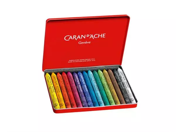 Een Waskrijt Caran d'Ache neocolor-I 15stuks assorti koop je bij NiceSupplies.nl