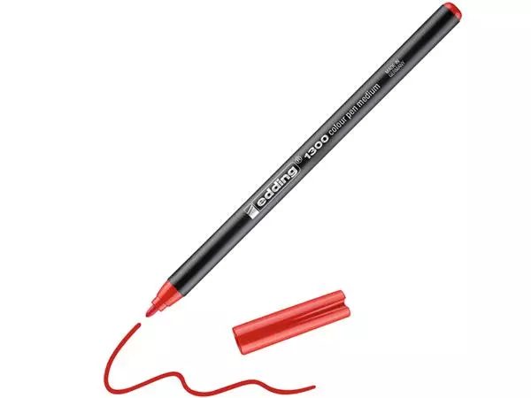 Een Fineliner edding 1300 medium rood koop je bij NiceSupplies.nl