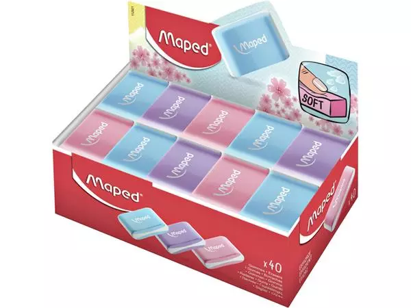 Een Gum Maped Essentials Soft pastel koop je bij Unimark Office B.V.