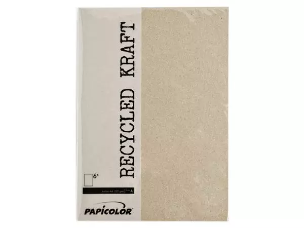 Een Kopieerpapier Papicolor A4 220gr 6vel kraft grijs koop je bij KantoorProfi België BV