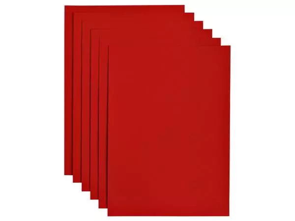 Een Kopieerpapier Papicolor A4 100gr 12vel rood koop je bij Totaal Kantoor Goeree
