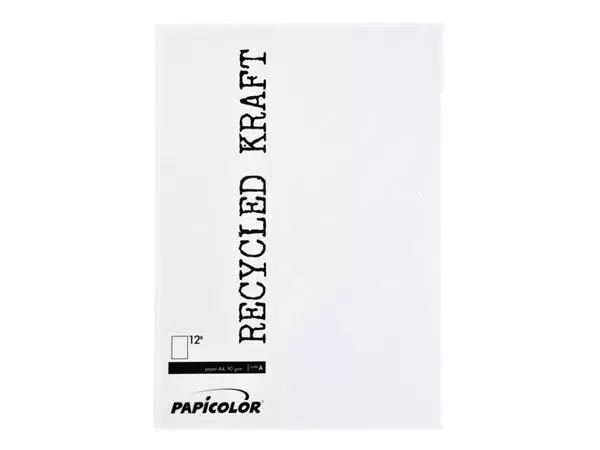 Een Kopieerpapier Papicolor A4 220gr 6 vel kraft wit koop je bij NiceSupplies.nl