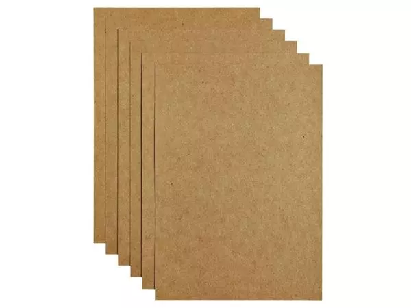 Een Kopieerpapier Papicolor A4 100gr 12vel kraft bruin koop je bij Van Leeuwen Boeken- en kantoorartikelen