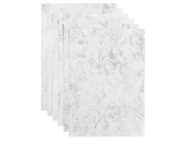 Een Kopieerpapier Papicolor A4 90gr 12vel marble grijs koop je bij Van Leeuwen Boeken- en kantoorartikelen