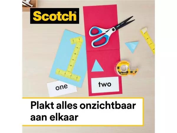 Een PLAKBAND SCOTCH 665 12MMX22.8M DUBBELZIJDIG koop je bij Kantoorvakhandel van der Heijde