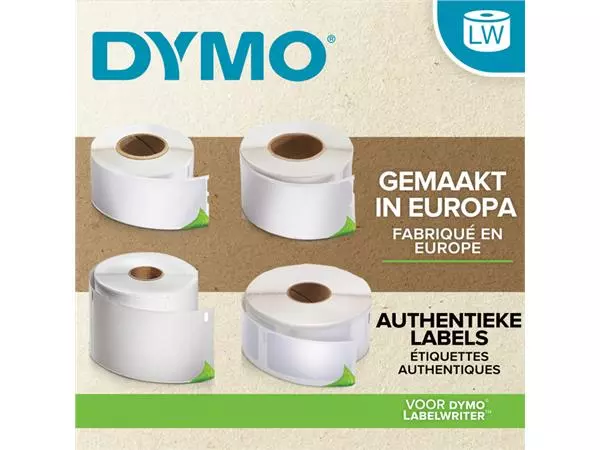 Een ETIKET DYMO LABELWRITER ADRESSERING 28X89 12ST WIT koop je bij Kantoorvakhandel van der Heijde