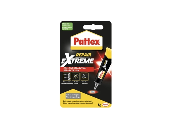 Een Alleslijm Pattex Repair Extreme tube 8 gram op blister koop je bij Omnia 4 Office