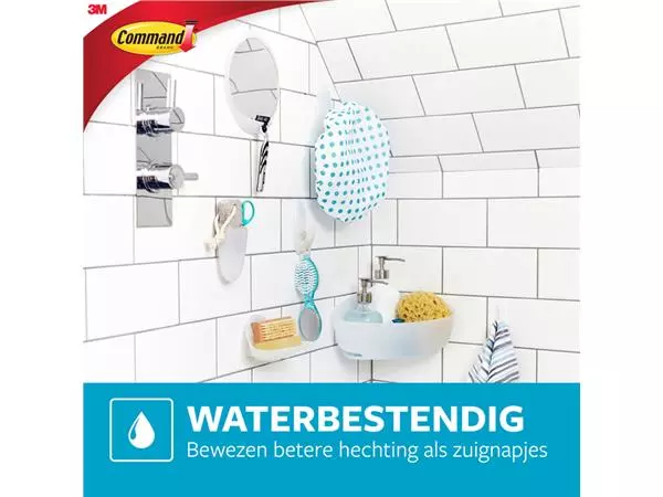 Een Bevestigingsstrip Command waterbestendig 16 stuks assorti koop je bij NiceSupplies.nl