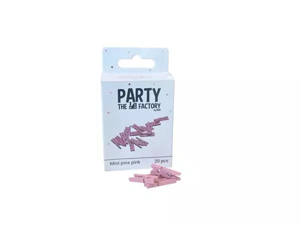 Een Knijpers Haza mini roze zak à 20 stuks koop je bij Goedkope Kantoorbenodigdheden