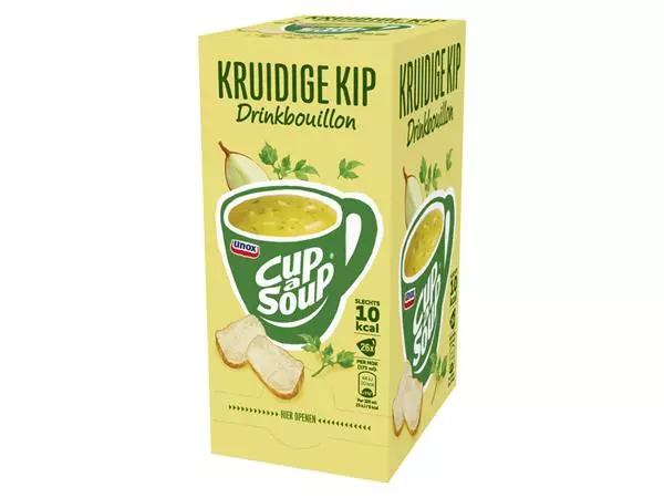 Een Cup-a-Soup Unox heldere bouillon kruidige kip 175ml koop je bij NiceSupplies.nl