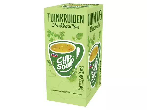 Een Cup-a-Soup Unox heldere bouillon tuinkruiden 175ml koop je bij NiceSupplies.nl