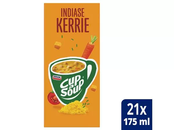 Een Cup-a-Soup Unox Indiase kerrie 175ml koop je bij EconOffice