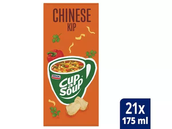 Een Cup-a-Soup Unox Chinese kip 175ml koop je bij EconOffice