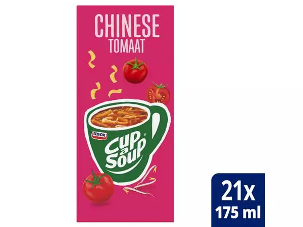 Een Cup-a-Soup Unox Chinese tomaten 175ml koop je bij KantoorProfi België BV
