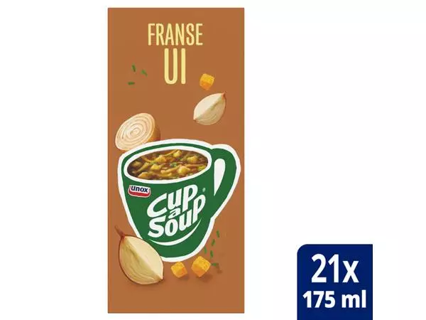 Een Cup-a-Soup Unox Franse ui 175ml koop je bij MV Kantoortechniek B.V.