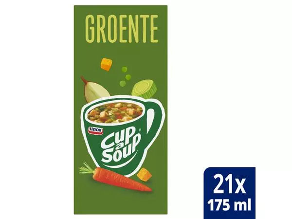 Een Cup-a-Soup Unox groente 175ml koop je bij KantoorProfi België BV